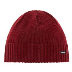 Czapka Eisbar Trop MÜ. Czerwone czapki damskie Eisbär, na zimę, bez wzorów, z materiału. Za 149.00 zł.
