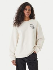 HUGO Bluza Classic 50560782 Beżowy Relaxed Fit. Brązowe bluzy damskie Hugo, m, bez wzorów, z bawełny, bez kaptura. Za 429.99 zł.