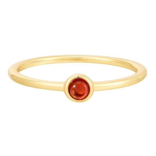 Glanzstücke München Pierścionek z Srebro wysokiej próby w Żółte złoto Pierścionki 1 ct Damski. Żółte pierścionki damskie Glanzstücke München, z granatem, pozłacane. Za 119.99 zł.