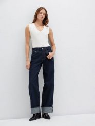 MAVI Dżinsy "Sandra" - Comfort fit - w kolorze granatowym rozmiar: W28/L32. Niebieskie jeansy damskie Mavi, z podwyższonym stanem. Za 164.95 zł.