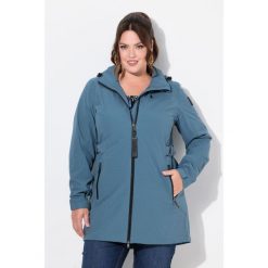 Damskie Kurtka funkcyjna HYPRAR wodoodporna trapezowy krój kaptur. Szare kurtki damskie Ulla Popken, plus size, bez wzorów, z elastanu, bez kaptura. Za 740.99 zł.