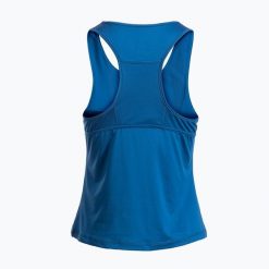 Koszulka do biegania damska Joma R-Nature Tank Top. Niebieskie koszulki damskie Joma, bez wzorów, bez kołnierzyka, bez ramiączek. Za 69.99 zł.