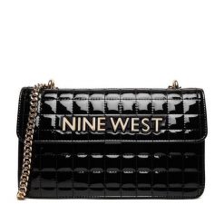 Torebka Nine West. Czarne torebki wieczorowe damskie Nine West, bez wzorów, bez dodatków. Za 229.99 zł.