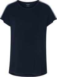 Naturana Koszulka w kolorze granatowym rozmiar: S. Niebieskie bluzki damskie Naturana, s, bez wzorów, bez kołnierzyka, bez ramiączek. Za 70.08 zł.