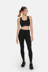 Legginsy fitness damskie Eclipse Cardiobunny z wysokim stanem. Czarne legginsy damskie Cardio Bunny, l, bez wzorów, z tkaniny. Za 73.99 zł.