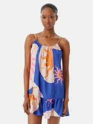 Maaji Sukienka letnia Magnolia PT1730CSD017 Niebieski Regular Fit. Niebieskie sukienki damskie Maaji, bez wzorów, z wiskozy, bez ramiączek. Za 339.99 zł.