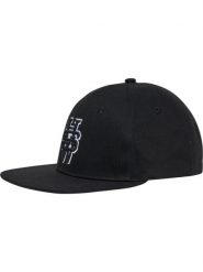 Czapka z prostym daszkiem Hummel SNAP CAP HSW uniwersalna. Czarne czapki z daszkiem damskie Hummel, bez wzorów, z materiału. Za 65.00 zł.