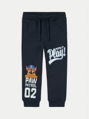 NAME IT Spodnie dresowe PAW PATROL 13232191 Granatowy Regular Fit. Niebieskie spodnie dresowe chłopięce Name it, z bawełny. Za 59.99 zł.