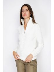 William de Faye Sweter w kolorze białym rozmiar: 40. Białe swetry klasyczne damskie William de Faye, z kaszmiru, bez kołnierzyka. Za 152.99 zł.