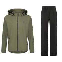 GO Rain Suit Essential Green. Zielone kombinezony damskie AGU, m, bez wzorów, z materiału, biznesowe, bez kołnierzyka, bez ramiączek, krótkie. Za 470.60 zł.
