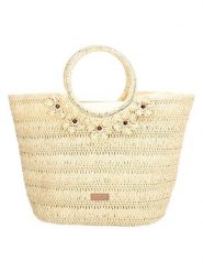 Beagles Shopper bag "Amalfi" w kolorze beżowym - 49 x 31 x 18 cm rozmiar: onesize. Brązowe shopper bag Beagles, bez wzorów, z materiału, bez dodatków. Za 95.99 zł.