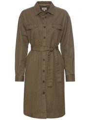 Camel Active Sukienka w kolorze szarobrązowym rozmiar: S. Brązowe sukienki damskie Camel Active, bez wzorów, z tkaniny, bez ramiączek. Za 219.08 zł.