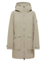 ELBSAND Parka funkcyjna "Juoni" w kolorze beżowym rozmiar: L. Brązowe parki damskie ELBSAND, l, bez kaptura. Za 389.95 zł.