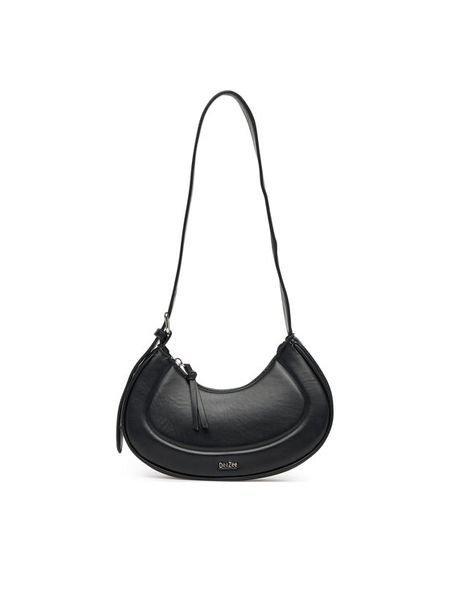 DeeZee Torebka DZE-S-023-07 Czarny. Czarne torebki klasyczne damskie DeeZee, z materiału, bez dodatków. Za 89.99 zł.