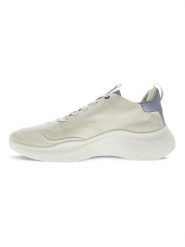 Ecco Skórzane sneakersy w kolorze kremowym rozmiar: 36. Brązowe obuwie sportowe damskie ECCO, bez zapięcia. Za 139.87 zł.
