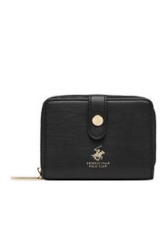 Beverly Hills Polo Club Portfel CEO-BHPC-W1-004-SS26 Czarny. Czarne portfele damskie Beverly Hills Polo Club, bez wzorów, z materiału. Za 79.99 zł.