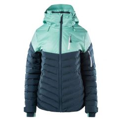 Kurtka narciarska damska Elbrus Estella W - zielona, Rozmiar M. Zielone kurtki damskie ELBRUS, na zimę, m, bez wzorów, z materiału, bez kaptura. Za 579.99 zł.