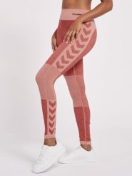 Damskie legginsy mid-rise Hummel Clea. Fioletowe legginsy damskie Hummel, xs, bez wzorów, z dzianiny. Za 167.35 zł.