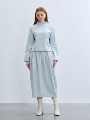 BGN Spódnica w kolorze błękitnym rozmiar: 34. Niebieskie spódnice damskie BGN, bez wzorów, midi. Za 121.99 zł.