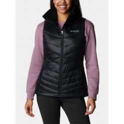 Kamizelka Damska Columbia Joy Peak II. Czarne kamizelki damskie Columbia, bez wzorów, bez kaptura. W wyprzedaży za 486.75 zł.