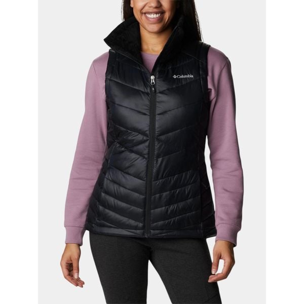 Kamizelka Damska Columbia Joy Peak II. Czarne kamizelki damskie Columbia, bez wzorów, bez kaptura. W wyprzedaży za 486.75 zł.