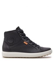 ECCO Sneakersy Soft 7 Ladies 43002301001 Czarny. Czarne obuwie sportowe damskie ECCO, ze skóry, bez zapięcia. Za 519.99 zł.
