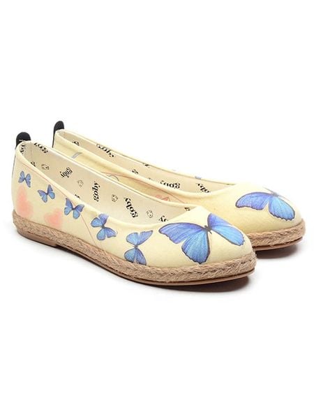 Goby Baleriny w kolorze beżowo-niebieskim rozmiar: 36. Brązowe balerinki damskie Goby, bez wzorów. Za 118.01 zł.