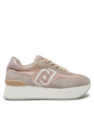 Liu Jo Sneakersy Dreamy 02 BA5035 PX003 Beżowy. Brązowe obuwie sportowe damskie Liu Jo, ze skóry, bez zapięcia. Za 499.99 zł.
