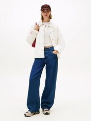 TOMMY JEANS Dżinsy - Comfort fit - w kolorze granatowym rozmiar: W30/L32. Niebieskie jeansy damskie Tommy Jeans. Za 269.75 zł.