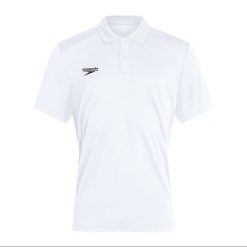 Koszulka T-Shirt damski Speedo Club Dry Polo. Czerwone koszulki damskie Speedo, m, bez wzorów, bez kołnierzyka, bez ramiączek. Za 92.24 zł.