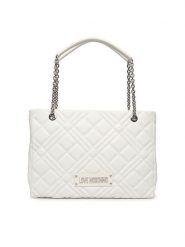 LOVE MOSCHINO Torebka JC4145PP0MLA0100 Biały. Białe torebki klasyczne damskie Love Moschino, ze skóry, bez dodatków. Za 939.99 zł.