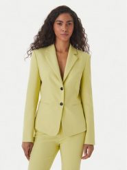 HUGO Marynarka Agonia-1 50539976 Zielony Slim Fit. Zielone marynarki i żakiety damskie Hugo, bez wzorów, z syntetyku. Za 859.99 zł.