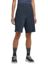 Jack Wolfskin Szorty funkcyjne w kolorze granatowym rozmiar: 40. Niebieskie spodenki sportowe damskie Jack Wolfskin, bez wzorów, outdoorowe. Za 204.95 zł.