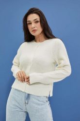 Klasyczny kardigan zapinany na guziki. Kardigany damskie MOODO, xl, bez wzorów, z elastanu. W wyprzedaży za 38.99 zł.