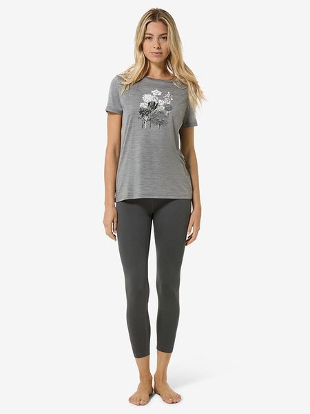 Super.natural Koszulka funkcyjna "Orchid" w kolorze szarym rozmiar: L. Szare koszulki damskie super.natural, l, bez wzorów, z wełny, bez kołnierzyka, bez ramiączek. Za 208.99 zł.