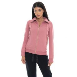 Bluza zimowa Leone 1947 Chic Tones Damen ze Stehkragen und Reißverschluss. Czerwone bluzy damskie LEONE 1947 APPAREL, na zimę, bez wzorów, bez kaptura. W wyprzedaży za 169.09 zł.