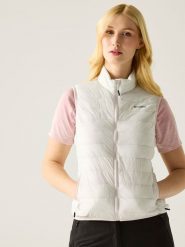 Regatta Kamizelka pikowana "Hillpack II" w kolorze białym rozmiar: 38. Białe kamizelki damskie Regatta, bez wzorów, z materiału, bez kaptura. Za 119.40 zł.