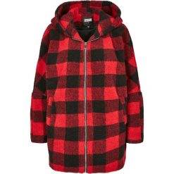 Parka damska w dużych rozmiarach Urban Classic hooded check. Czarne parki damskie Urban Classics, bez kaptura. Za 463.80 zł.