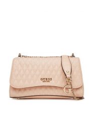 Guess Torebka HWGG9626210 Różowy. Czerwone torebki wieczorowe damskie Guess, z aplikacjami, ze skóry, bez dodatków. Za 399.99 zł.