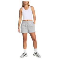 Spodenki treningowe damskie Under Armour Rival Fleece. Szare obuwie sportowe damskie Under Armour, bez zapięcia, na fitness i siłownię. Za 139.99 zł.