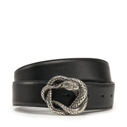 Pasek Damski Just Cavalli. Czarne paski damskie Just Cavalli, bez wzorów. Za 419.99 zł.