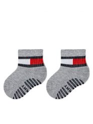 Tommy Hilfiger Skarpety długie 701226500 Szary. Szare skarpetki chłopięce Tommy Hilfiger, bez wzorów, z materiału. Za 49.99 zł.