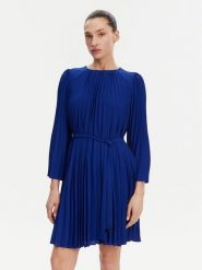 DKNY Sukienka koktajlowa DD4JID78 Niebieski Regular Fit. Niebieskie sukienki damskie DKNY, bez wzorów, z syntetyku, wizytowe, bez ramiączek. Za 409.99 zł.