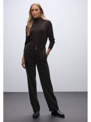 Street One Spodnie w kolorze brązowym rozmiar: 36/L30. Brązowe spodnie materiałowe damskie Street One, bez wzorów, z materiału. Za 188.40 zł.