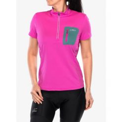 Koszulka rowerowa damska CMP Lush T-Shirt Free Bike. Czerwone koszulki damskie CMP, bez wzorów, bez kołnierzyka, bez ramiączek. Za 151.99 zł.