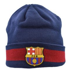Czapka FC Barcelona - oficjalna licencjonowana. Niebieskie czapki damskie FC BARCELONA, bez wzorów. W wyprzedaży za 89.61 zł.