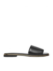 Lasocki Klapki CEO-RST-HOSTA-01 Czarny. Czarne klapki damskie Lasocki, bez wzorów, ze skóry, bez obcasa, bez zapięcia. Za 129.99 zł.