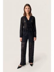 Soaked in Luxury Bluzka w kolorze czarnym rozmiar: XL. Czarne bluzki damskie Soaked in Luxury, xl, bez wzorów, z koronki, bez kołnierzyka, bez ramiączek. Za 126.99 zł.