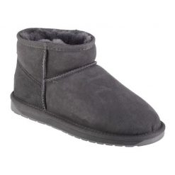 Buty Emu Australia Stinger Micro W10937-CHAR szare. Szare śniegowce damskie z gumy. Za 750.77 zł.