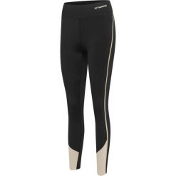 Damskie wysokie legginsy Hummel MT Riga. Czarne legginsy sportowe damskie Hummel, bez wzorów, na jogę i pilates. Za 377.00 zł.